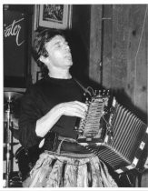 Zachary Richard with accordion, date unknown