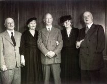 Kathleen Thompson Norris with group, date unknown