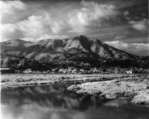 View of Mt. Tamalpais from NWPRR Bridge, circa 1910