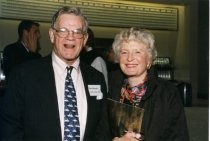 Peter and Shirley Bogardus at the Mill Valley Film Festival, 2002