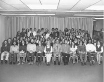 Joe Witherow with Tamalpais High School Students, circa 1960's