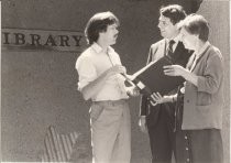 Group outside of the Library, date unknown