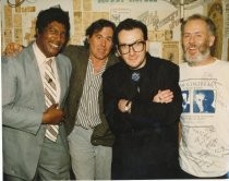 Charles Brown, Commander Cody, Elvis Costello and John Goddard