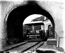 Booster car at Summit Tavern, circa 1910