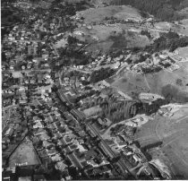 Aerial photo of Tamalpais Valley, 1959