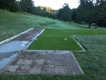 Mill Valley Golf Course 1st hole tee, 2016