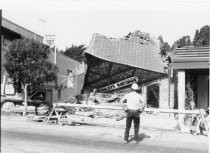 Demolishing the Fidelity Savings Bank building, circa 1975