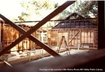 Performing Arts Bldg at Mill Valley Golf Course, after fire 1977