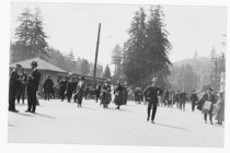 Mill Valley's Bustling 3rd Train Station, circa 1925