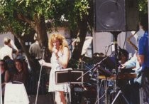 Performing arts concert at the Mill Valley Plaza with Karen Drucker, 1994