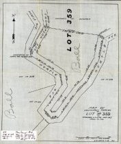 Map of Southerly Portion of Lot No. 359 of Tamalpais Land and Water Company Map 5, Marin County, 1914