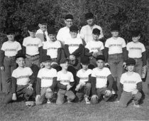 Little League team photo of the "Anchors", date unknown