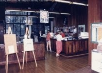 Library Circulation Desk, 1984