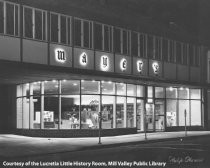 Mayer's Ltd. Men's Store exterior, 1958