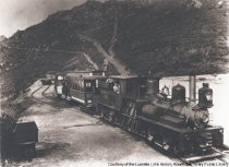 Train at summit of Mount Tamalpais, circa 1896