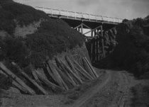 Train tracks removal of the Muir Woods Branch of the railroad, 1930