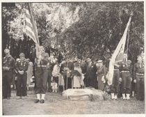 Dedication ceremony of the The Old Mill plaque unvailing, 1959