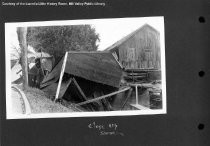 "The Storm" : The Lumber Yard, Close Up of the Damage, 1925 (Original Format)