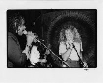 Annie Sampson and Sammy Hagar, 1989