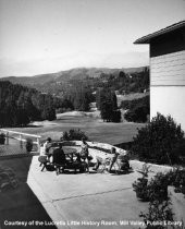 View of the golf course, late 1960s