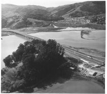 Richardson Bay Bridge view,circa 1955