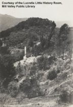 Ruins of Craleius House after Mt. Tamalpais Fire, circa 1929