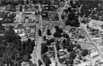 Aerial view of downtown Mill Valley, circa 1950