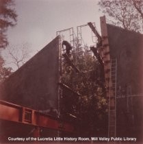 Library Building Framework during Construction, 1965