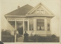 A sepia photo of a victorian home at 21 Nelson Ave. in Mill Valley, circa 1911