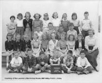 Strawberry Point School, third grade class photo, 1955