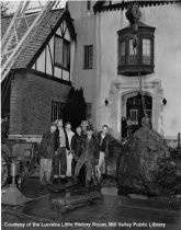 Memorial Rock placed at Mill Valley City Hall, 1953