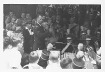 Tamalpais High School Band at Old Mill Park, circa 1940