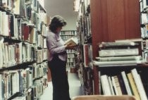 Interior of library, 1981