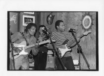 Albert Collins, Richard Cousins and Robert Cray, 1989