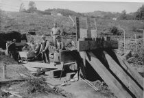 MMWD workers working on the Mill Valley Reservoir, date unknown