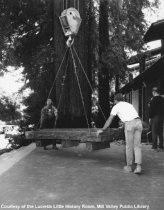 Installation of O'Hanlon Sculpture, 1966