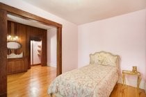 Burlwood pale pink bedroom and bathroom
