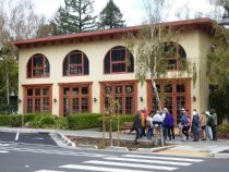 Miller Avenue Streetscape Project grand opening tour, 2017