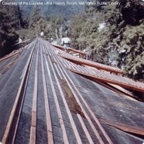 Rooftop library construction, 1966