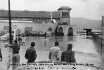 Flooding at Tamalpais High School, 1945