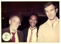 Waldo Salt, Joe Morton, and John Sayles at the Mill Valley Film Festival, 1984