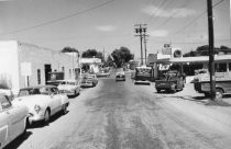 Photograph of downtown midtown Mill Valley, 1952