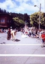 Man in western garb in 4th of July parade, 1992