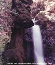 Top of Cascade Falls, circa 1970