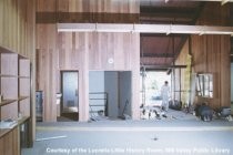 Carpet Installation in New Library, 1966