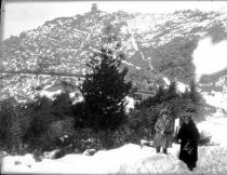 Women in snow at East Peak Mt. Tamalpais, 1922