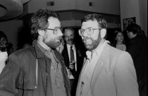 Martin Rosen and Leonard Maltin, 1985