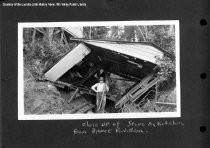 "The Storm" : Columbo's Soft Drink Parlor, Store and Kitchen Wreckage, 1925 (Original Format)