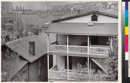 A residential section of Johnstown, Pennsylvania