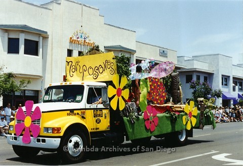 1994 - San Diego LGBT Pride Parade: Contingent - Mariposones Float